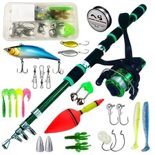 1.8m Telescopic Rod Reel Combo