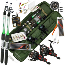 2 x TELESCOPIC FISHING RODS &